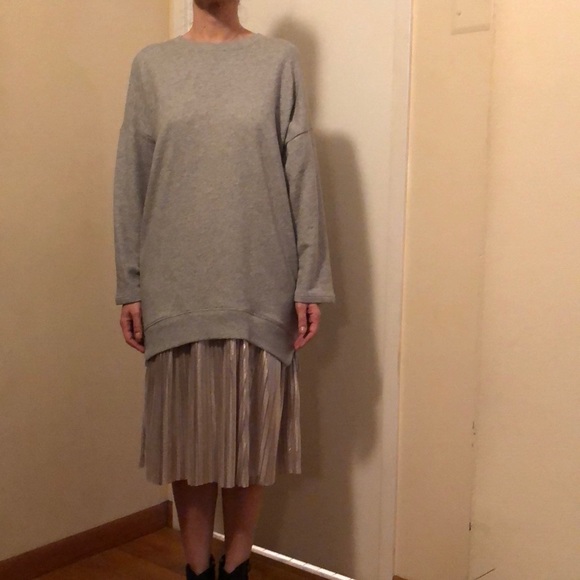 Zara combo sweatshirt dress - Picture 6 of 6